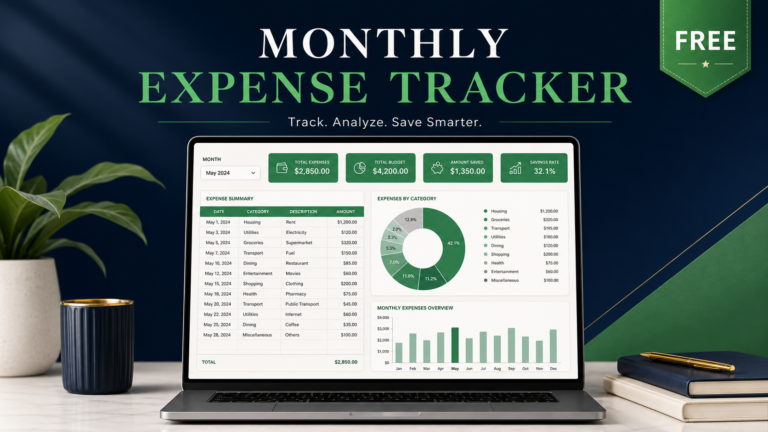 Monthly Expense Tracker – Free