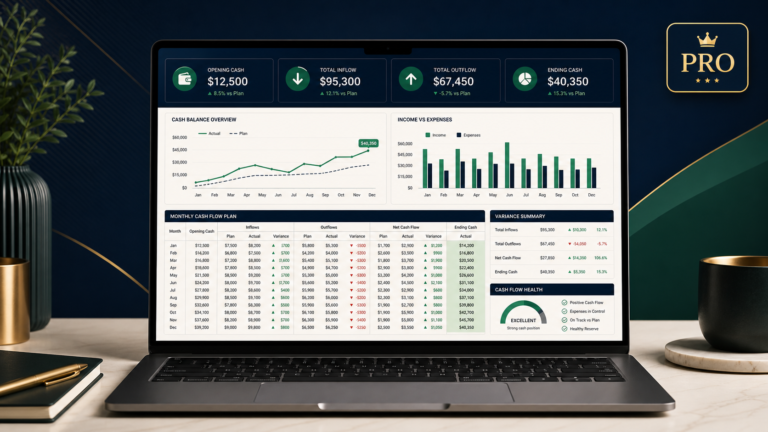 Small Business Cash Flow Dashboard